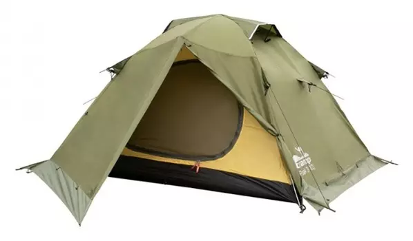 Палатка Tramp Peak 3 (V2) (зеленый)