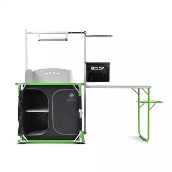 Походная кухня КЕДР KP-02F PREMIUM LIME с обвесом