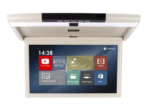 Потолочный монитор для автомобиля Потолочный монитор 17.3 ERGO ER17AND (1920X1080, ANDROID) Бежевый
