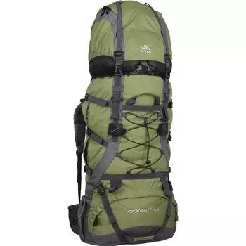 Рюкзак туристический Сплав Voyager 130 v.2 зеленый-серый