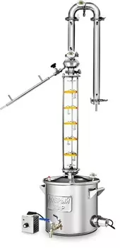 Самогонный аппарат (дистиллятор) Добрый жар ТИТАН 20 литров (съемный ТЭН)