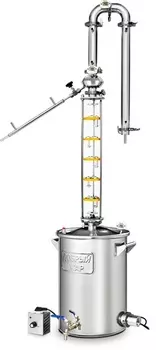 Самогонный аппарат (дистиллятор) Добрый жар ТИТАН 30 литров (съемный ТЭН)