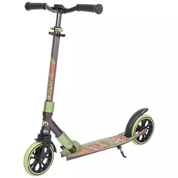 Самокат Tech Team TT Comfort 180R коричневый-зеленый