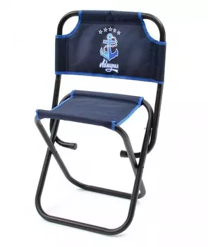 Стул складной АДМИРАЛ PRIME средний SSAP-01 (сталь, синий)