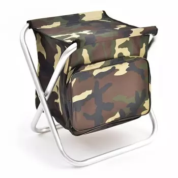 Табурет складной MAX большой с сумкой ATMS-02 (алюминий, камуфляж)