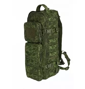 Тактический однолямочный рюкзак SSO РЫСЬ 10л. ЕМП (Цифра флора)