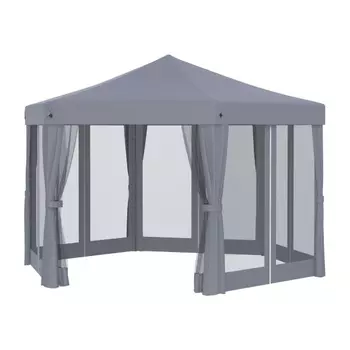 Тент-шатер быстросборный Helex 5431 серый