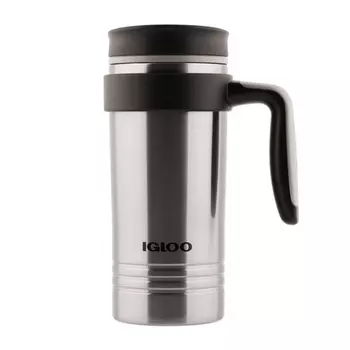 Термокружка IGLOO Isabel 473 мл с ручкой GUNMETAL