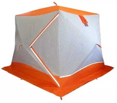 Палатка для зимней рыбалки Пингвин Призма Премиум «Термолайт» (композит) оранжевая