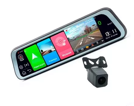 Видеорегистратор Видеорегистратор AVEL AVS0909DVR на Android с камерой заднего вида (Original mount)