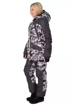 Женский костюм для рыбалки и охоты TRITON GORKA -40 (Алова, Белый) Полукомбинезон