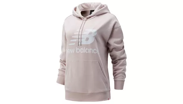 ESSENTIALS STACKED LOGO OVERSIZED PO HOODIE