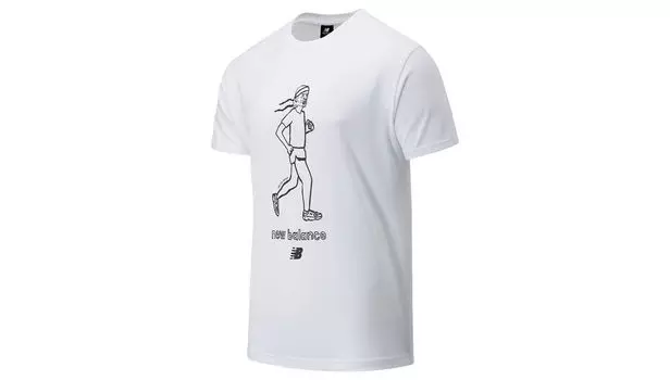 NB ATHLETICS N GRAPH RETRO RUNNER T