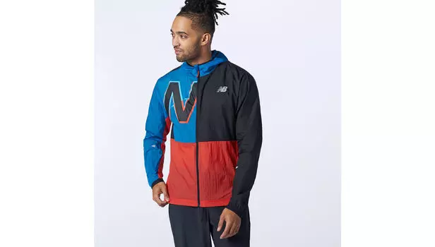 Printed Impact Run Light Pack Jacket