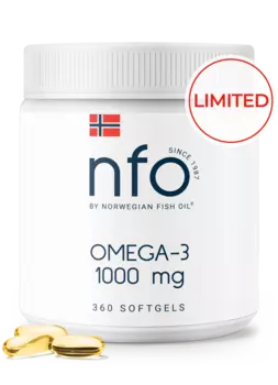 NFO Омега-3 1000 мг (360 капсул)