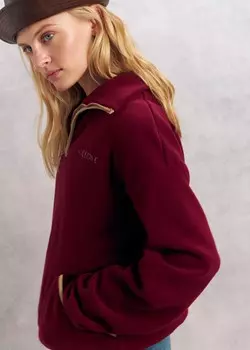 Анорак из мягкого флиса с контрастной отделкой NICEONE