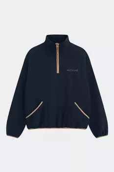 Анорак из мягкого флиса с контрастной отделкой NICEONE