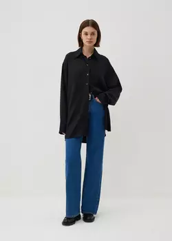 Блуза объемная из вискозы NICEONE