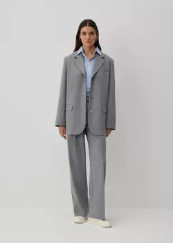 Брюки из текстурной ткани NICEONE