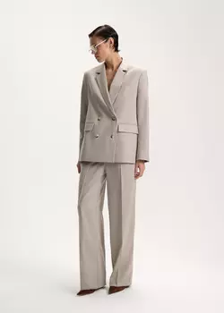 Брюки прямые в полоску NICEONE