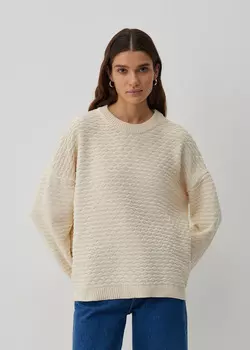 Джемпер с объемной вязкой NICEONE