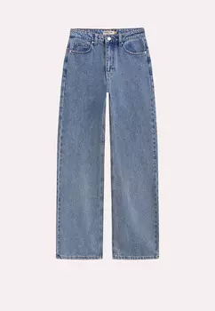 Джинсы широкие с высокой посадкой NICEONE