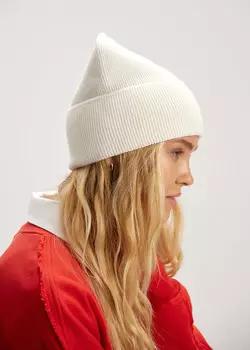 Хлопковая шапка в рубчик NICEONE