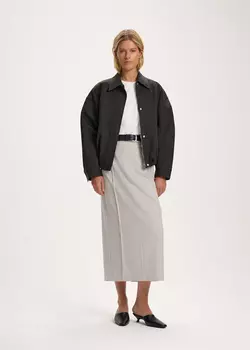 Юбка прямая с отстрочками NICEONE