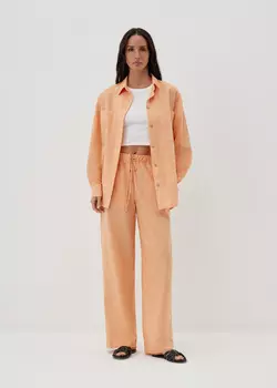 Льняные брюки на резинке NICEONE