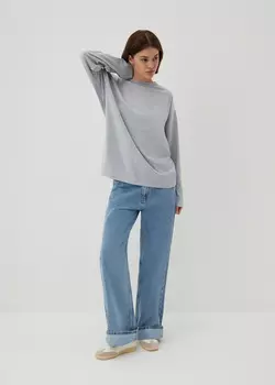 Объемный лонгслив из хлопка NICEONE