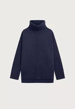 Объемный свитер из шерсти с высоким воротом NICEONE