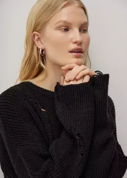 Объемный свитер в стиле гранж NICEONE