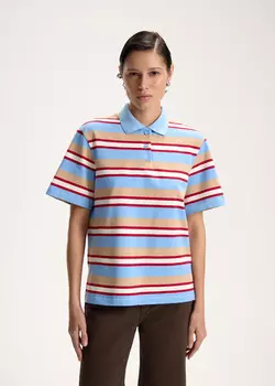 Поло с коротким рукавом в полоску NICEONE