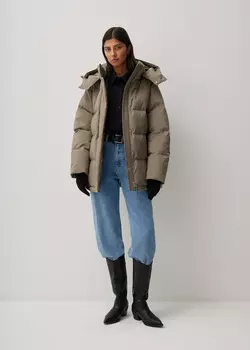 Пуховик объемный с капюшоном NICEONE