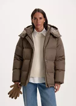 Пуховик объемный с капюшоном NICEONE