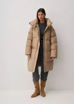 Пуховик с воротником-стойкой NICEONE