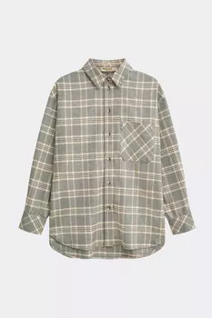 Рубашка в клетку из плотной вискозы NICEONE