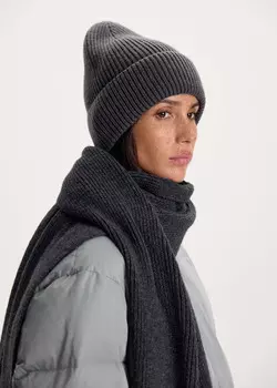 Шапка из шерсти с отворотом NICEONE