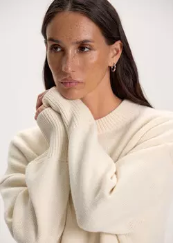 Свитер с круглым воротом из шерсти мериноса NICEONE