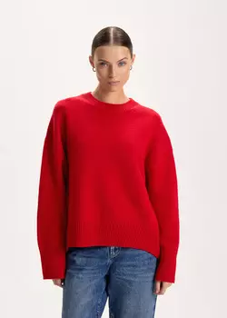 Свитер с круглым воротом из шерсти мериноса NICEONE