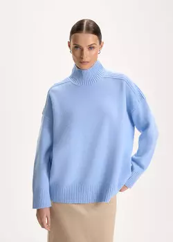 Свитер с воротом-стойкой из шерсти мериноса NICEONE