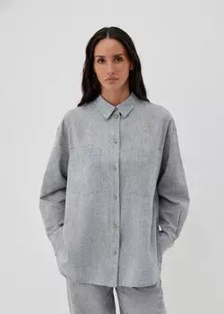 Свободная рубашка изо льна NICEONE