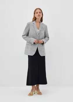 Жакет однобортный из фактурной ткани NICEONE