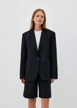 Жакет однобортный из фактурной ткани NICEONE