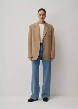 Жакет с накладными карманами объемного кроя NICEONE