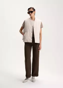 Жилет стеганый утепленный из хлопковой ткани с пропиткой NICEONE