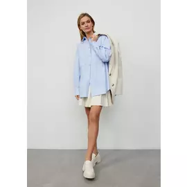 Юбка мини в складку NICEONE [Молочный, M]