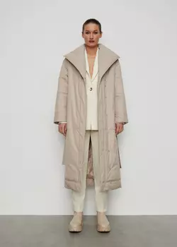 Пальто-халат NICEONE [Бежевый, M]