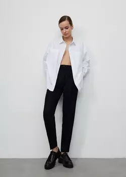 Рубашка мужского кроя (Размер: One Size, Цвет: Белый)