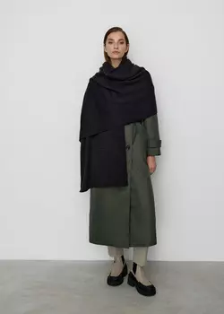 Шарф тонкий NICEONE [Графит, One size]